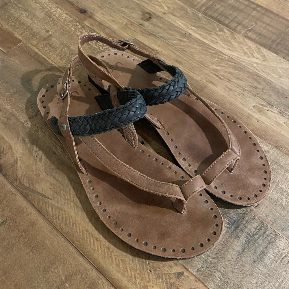 UGG leather sandals